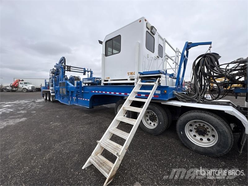 Peerless CH-55-24A 24 Wheel Coil Tubing Reel Trailer Оборудование для переработки