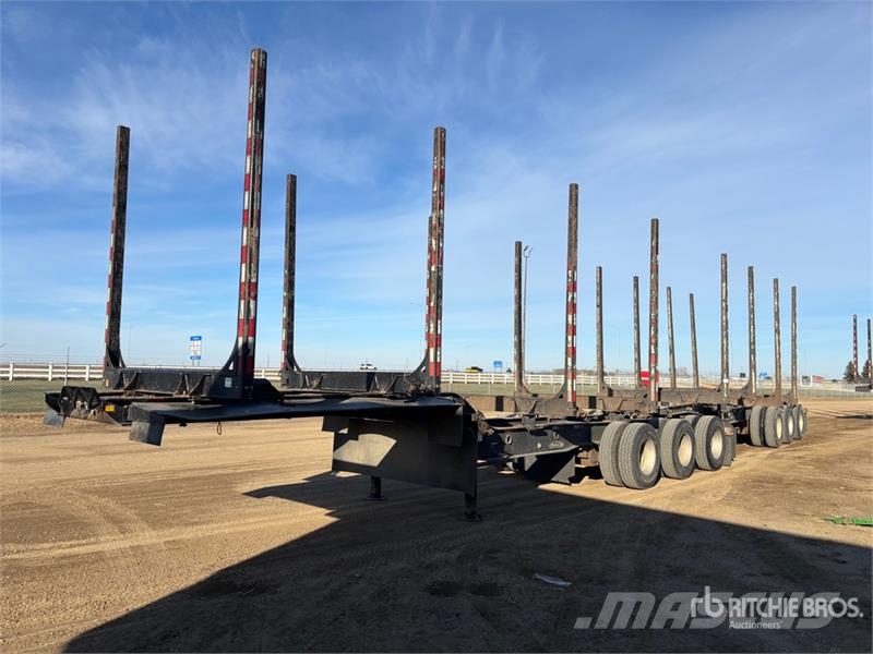 Peerless King B 33 ft Super B-Train Lead Hayrack Log Traile Maderas