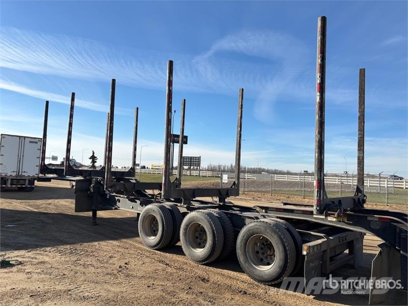 Peerless King B 33 ft Super B-Train Lead Hayrack Log Traile Maderas