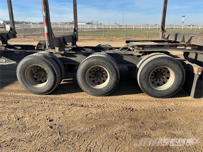 Peerless King B 33 ft Super B-Train Lead Hayrack Log Traile Maderas