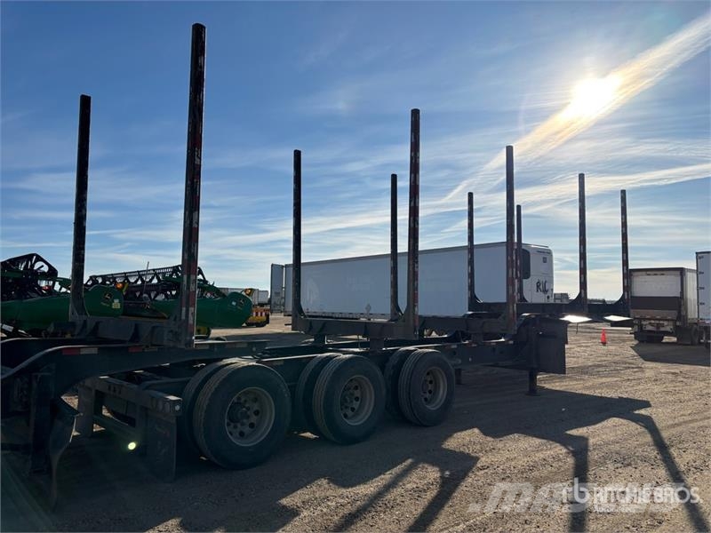 Peerless King B 33 ft Super B-Train Lead Hayrack Log Traile Maderas