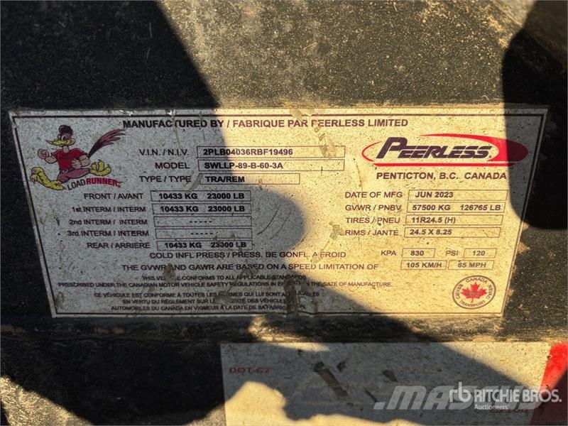 Peerless King B 34 ft Super B-Train Lead Hayrack Log Traile Prikolice za hlode