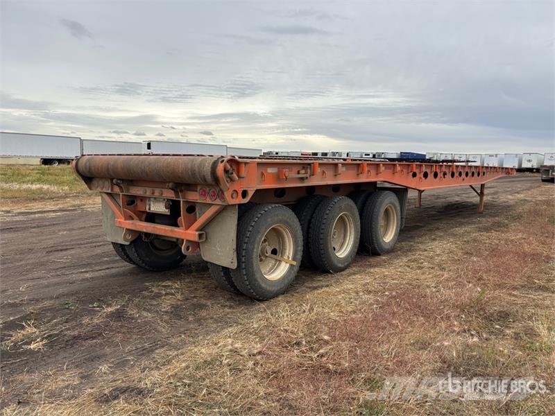 Peerless PPT-45-5086-3A 50 ft Tri/A Flatbed Oilfield Traile Oprema za preradu