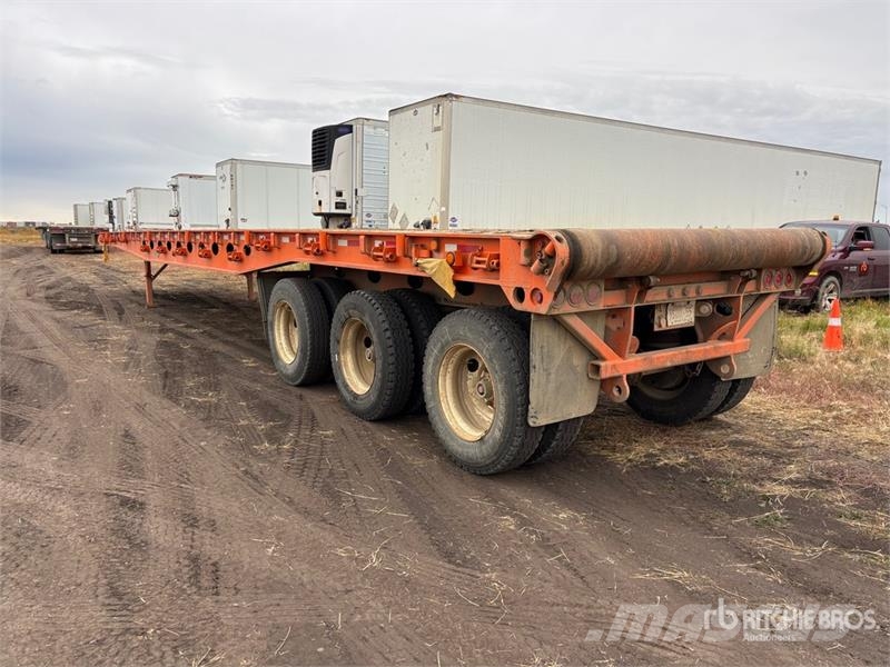 Peerless PPT-45-5086-3A 50 ft Tri/A Flatbed Oilfield Traile Oprema za preradu