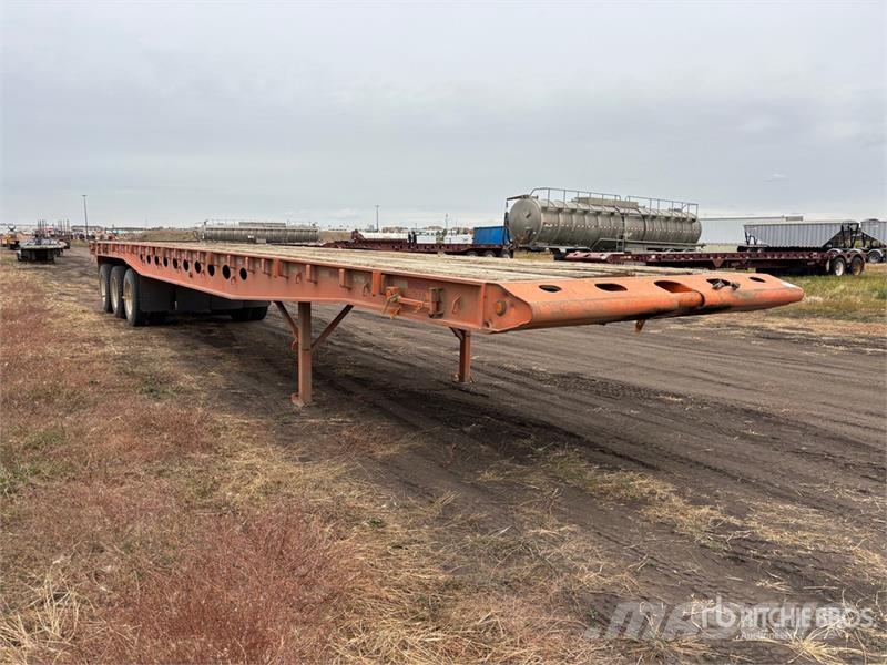Peerless PPT-45-5086-3A 50 ft Tri/A Flatbed Oilfield Traile Oprema za preradu