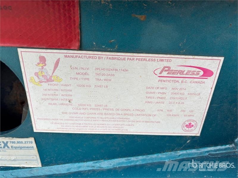 Peerless TAT202ASS 其他拖车