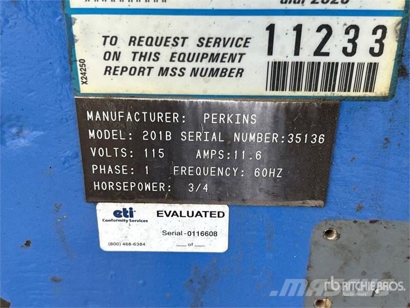 Perkins 201-B6 Metal Stamp Sonstige Baumaschinen