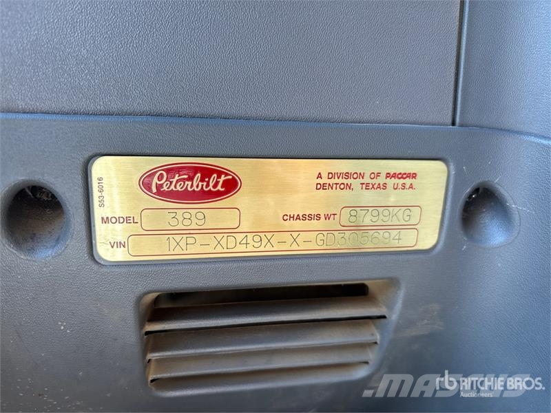 Peterbilt 389 Vetopöytäautot