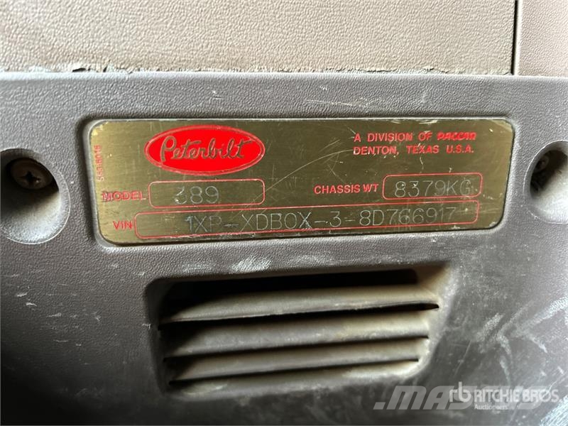 Peterbilt 389 6x4 T/A Dump Truck شاحنات قلابة