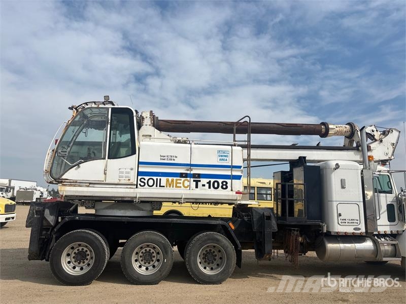 Peterbilt Soilmec T-108 on  Peterbilt 378 8x6 Drill Truck شاحنات المعدات  المحمولة لحفر الآبار