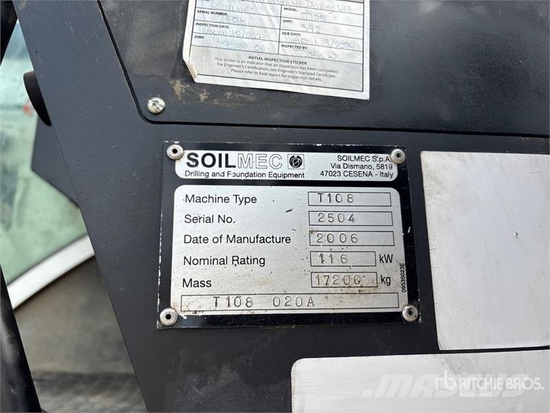 Peterbilt Soilmec T-108 on  Peterbilt 378 8x6 Drill Truck شاحنات المعدات  المحمولة لحفر الآبار