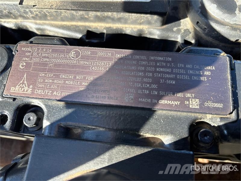 Pioneer PP66S12L71-E0410 Trailer-Mounted Water Pump Pumpe za vodu