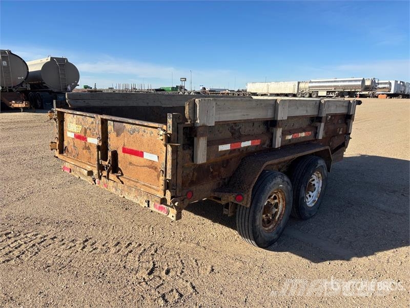 PJ 12 ft T/A Dump Utility Trailer Самоскиди
