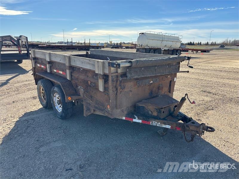 PJ 12 ft T/A Dump Utility Trailer Самоскиди