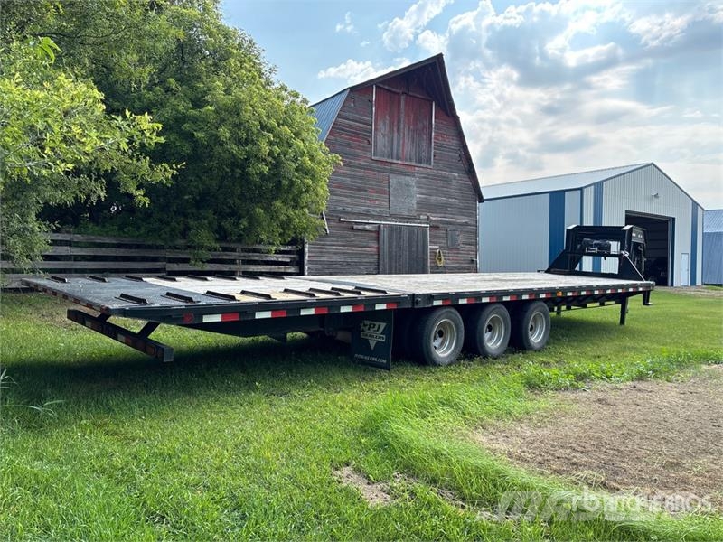 PJ 32 ft Tri/A Gooseneck Flatbed Trailer Flatbed/Dropside trailers