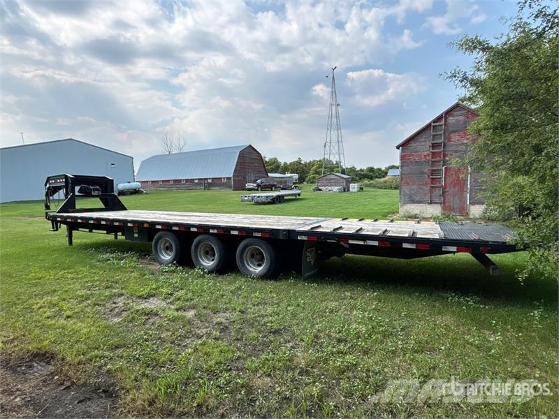 PJ 32 ft Tri/A Gooseneck Flatbed Trailer Flatbed/Dropside trailers