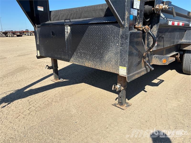 PJ Trailers Trailers 16 ft Tri/A Gooseneck Dump Utili Самоскиди