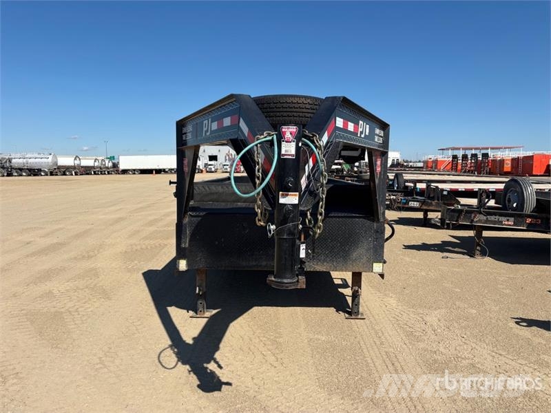 PJ Trailers Trailers 16 ft Tri/A Gooseneck Dump Utili Самоскиди