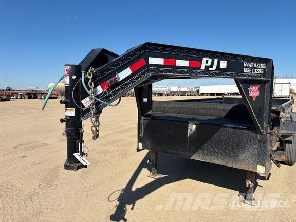 PJ Trailers Trailers 16 ft Tri/A Gooseneck Dump Utili Самоскиди