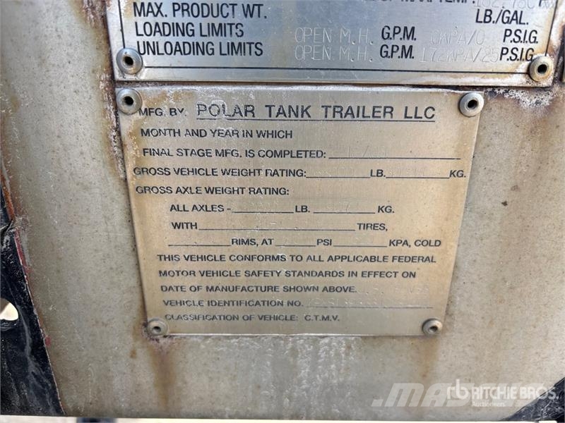 Polar 14006 L Tri/A Super B-Train Lead Sulphur Tanker Tr Remorque citerne