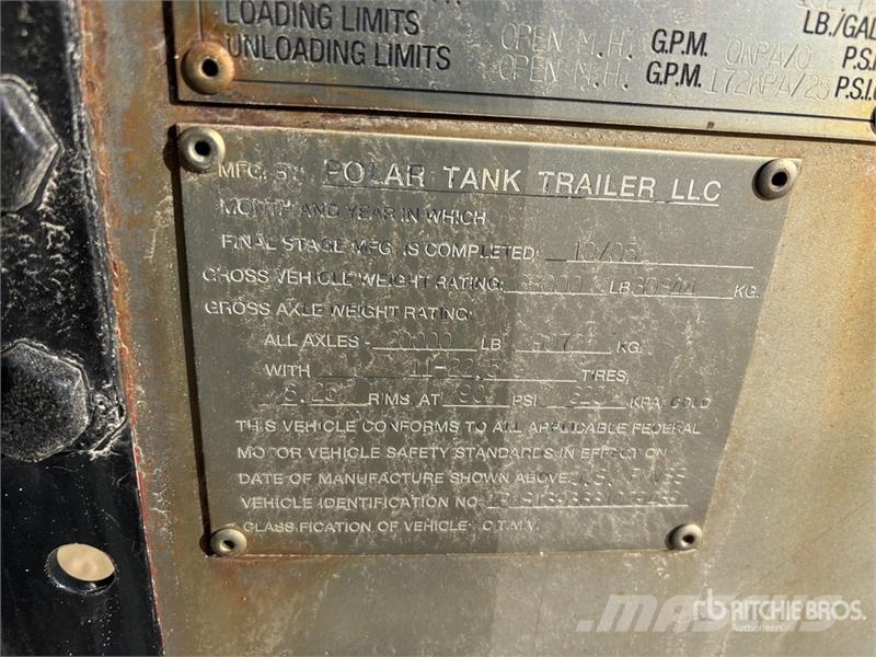 Polar 14006 L Tri/A Super B-Train Lead Sulphur Tanker Tr Autocisternas