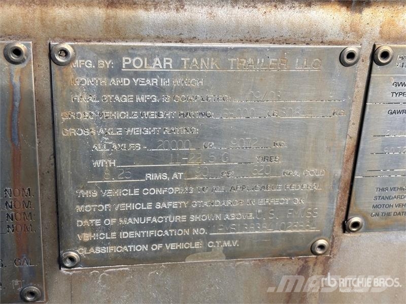 Polar 14006 L Tri/A Super B-Train Lead Sulphur Tanker Tr Prikolice cisterne