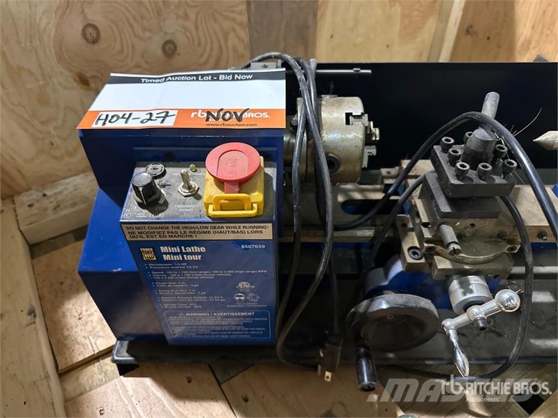  Powerfist 8507659 Mini Lathe معدات البناء - غير ذلك