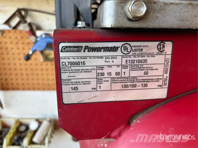 Powermate 60 gal Air Compressor مكابس