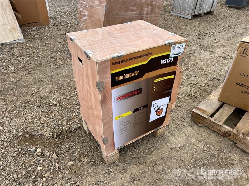 Powertek MS120 Vibratory Plate Compactor (Unused) دكاكات أفقية