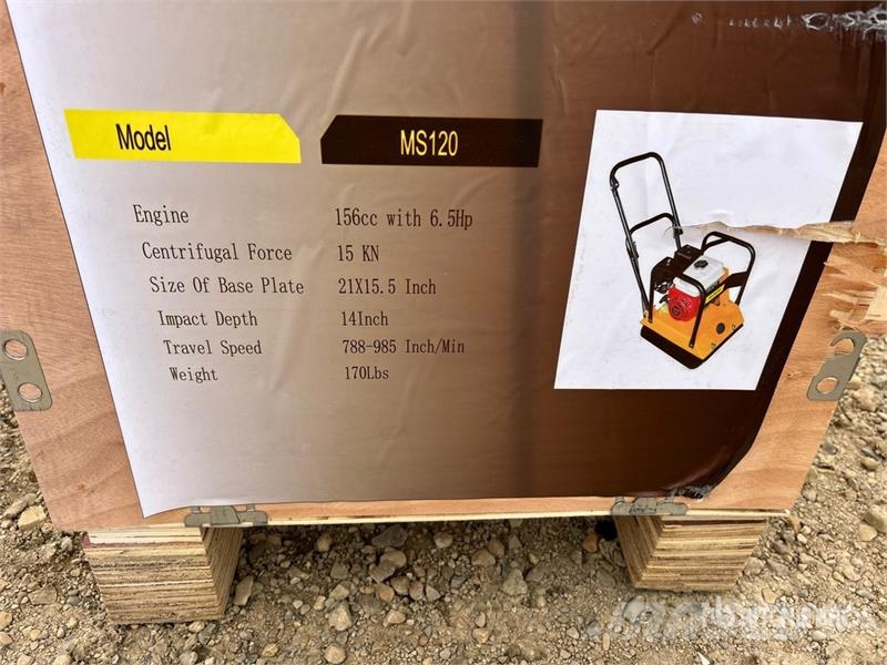 Powertek MS120 Vibratory Plate Compactor (Unused) دكاكات أفقية