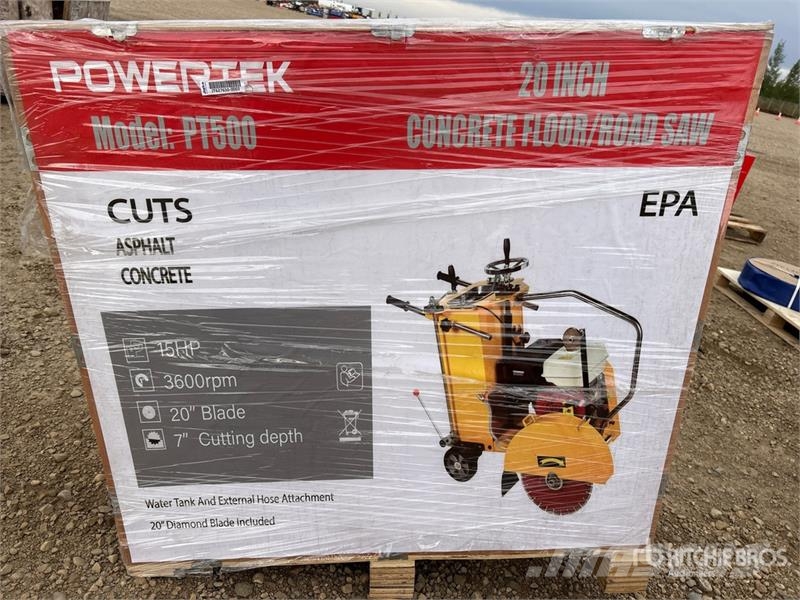 Powertek PT500 Walk-Behind Saw (Unused) Mobile sagbruk