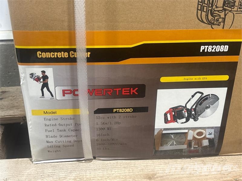 Powertek PT8208D Cut-Off Saw (Unused) Ostatní komponenty