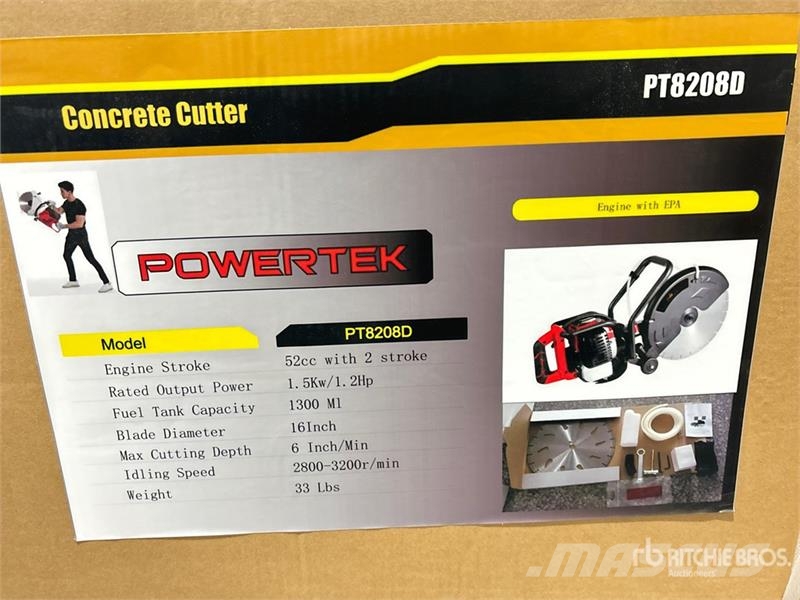 Powertek PT8208D Cut-Off Saw (Unused) Drugi deli