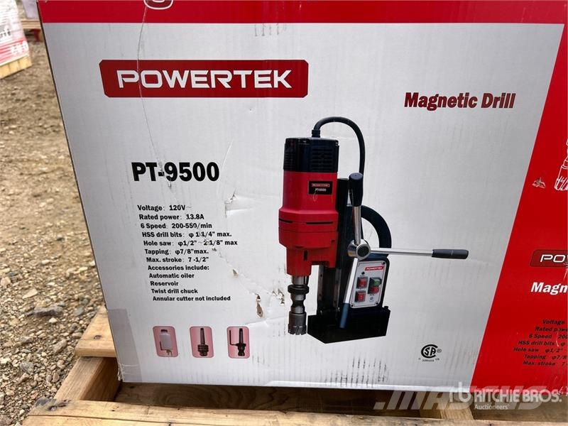 Powertek PT9500 Magnetic Drill Press (Unused) مكونات أخرى
