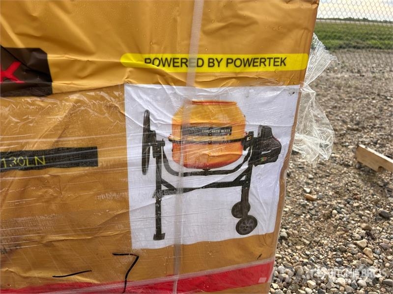 Powertek PTK-130LN Electric Portable Concrete Mixer (Unused Бетоносмесители