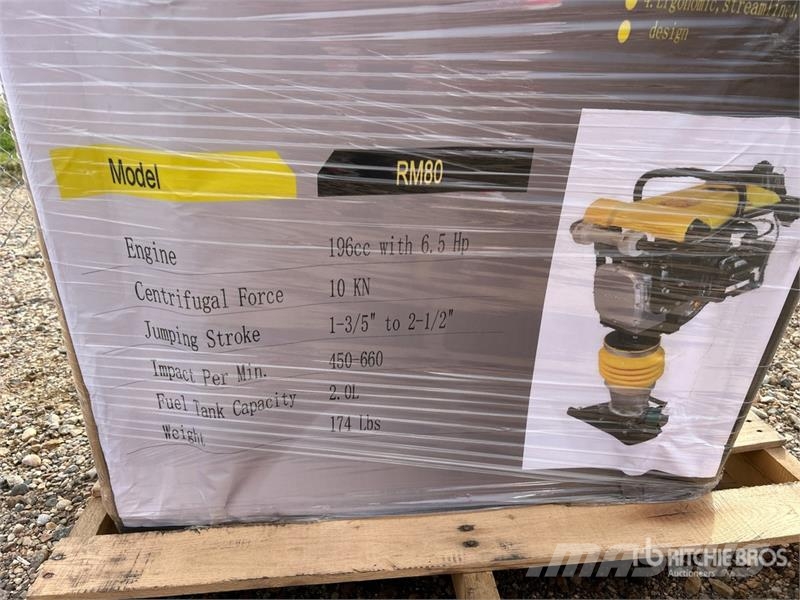 Powertek RM80 Jumping Jack Tamper (Unused) ِدَكات