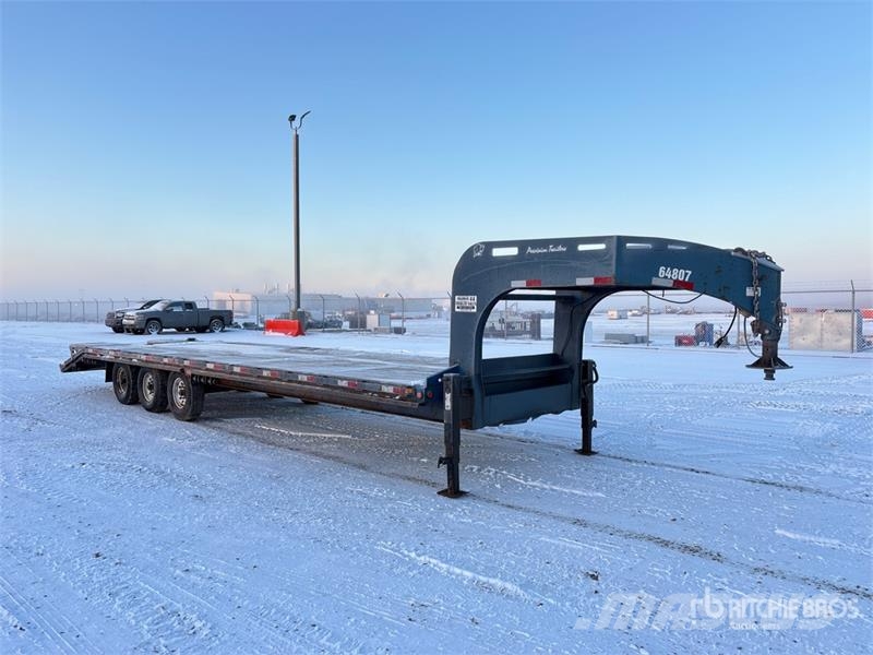 Precision Husky FG32BP-T7K 32 ft Tri/A Gooseneck Equipment Trailer Autotransport-Anhänger