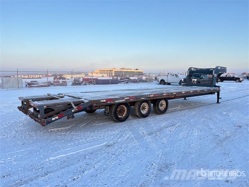 Precision Husky FG32BP-T7K 32 ft Tri/A Gooseneck Equipment Trailer Autotransport-Anhänger