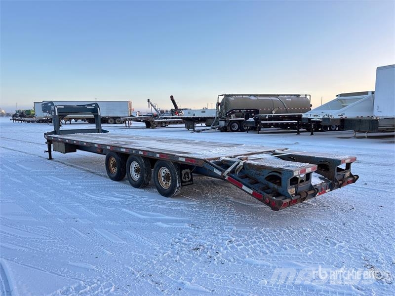 Precision Husky FG32BP-T7K 32 ft Tri/A Gooseneck Equipment Trailer Autotransport-Anhänger