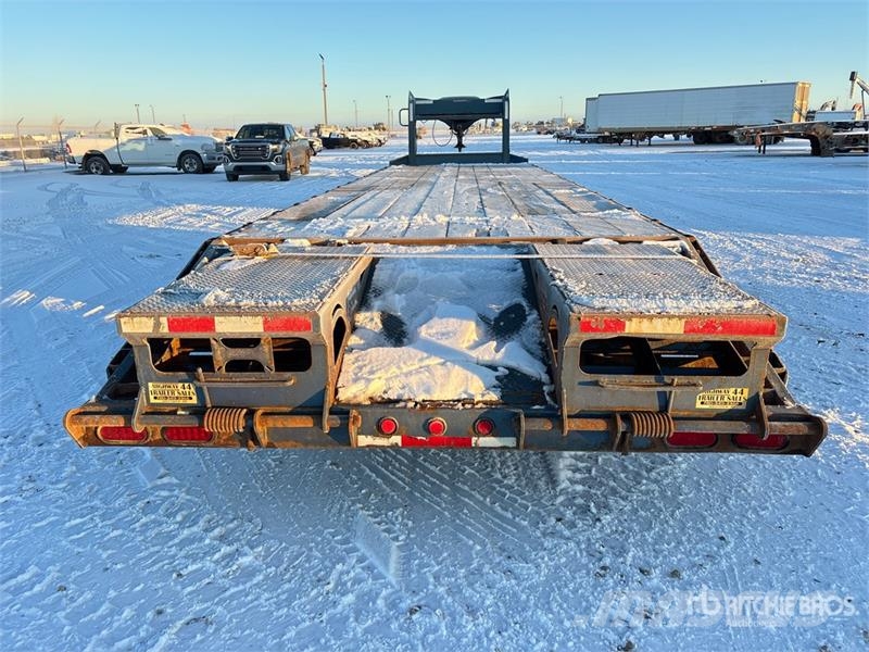 Precision Husky FG32BP-T7K 32 ft Tri/A Gooseneck Equipment Trailer Autotransport-Anhänger
