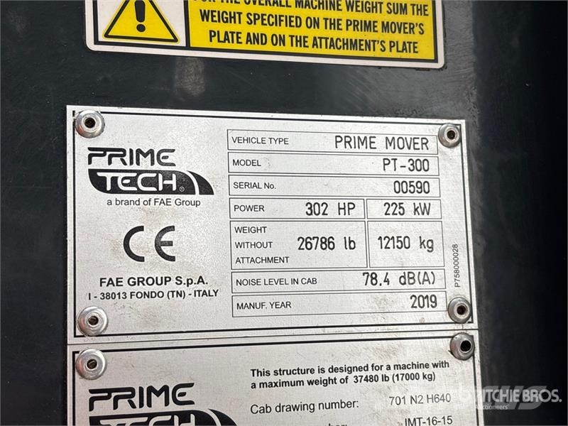 Prime Tech PT-300 Tracked Mulcher Tractor Skogsfräsar