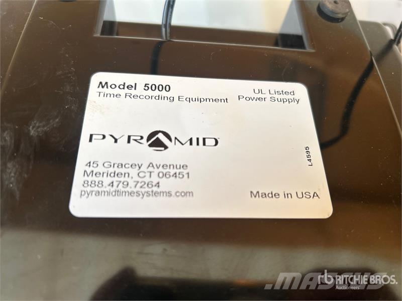 Pyramid 5000 Time Punch Andre komponenter