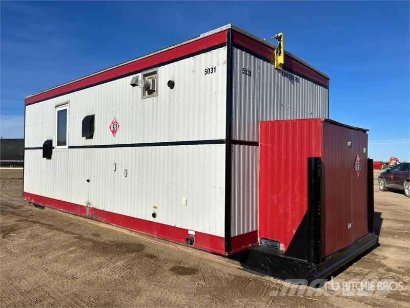 QA Structures 24 ft x 10 ft Skid-Mounted Wellsite Statyba - Kita
