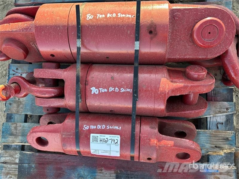  Qty Of (1) 50 Ton, (1) 70 Ton, (1) 80 Ton DCD Swiv Predelovalna oprema