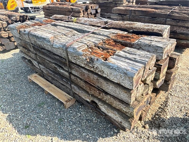 Qty of 25 Railroad ties Other trailers