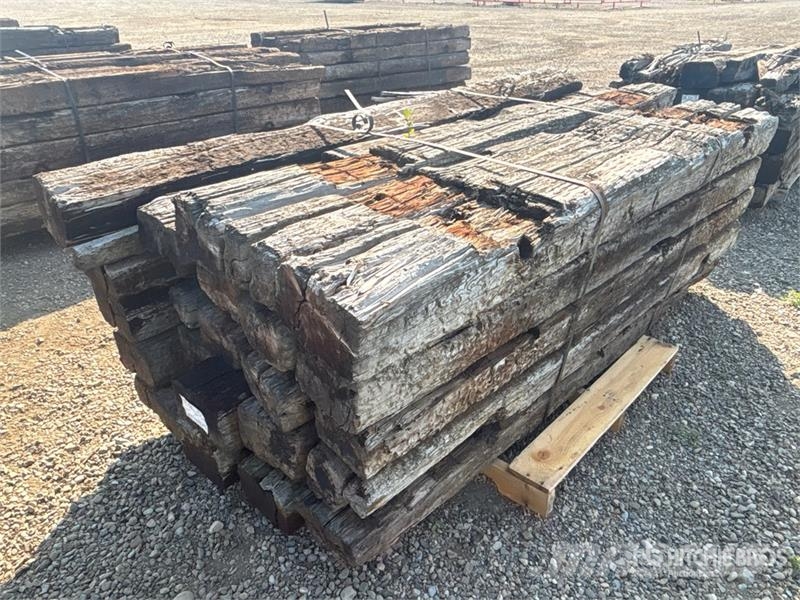 Qty of 25 Railroad ties Other trailers