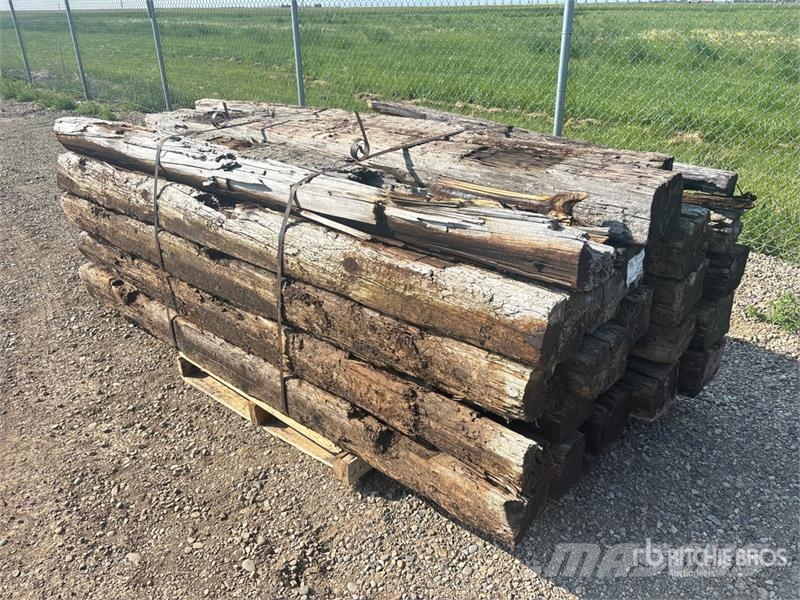 Qty of 25 Railroad ties Other trailers