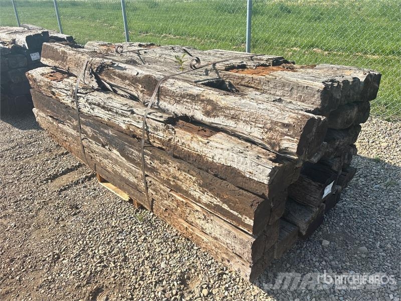 Qty of 25 Railroad ties Other trailers