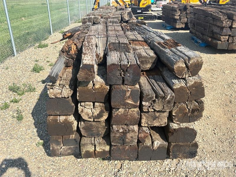 Qty of 25 Railroad ties Other trailers