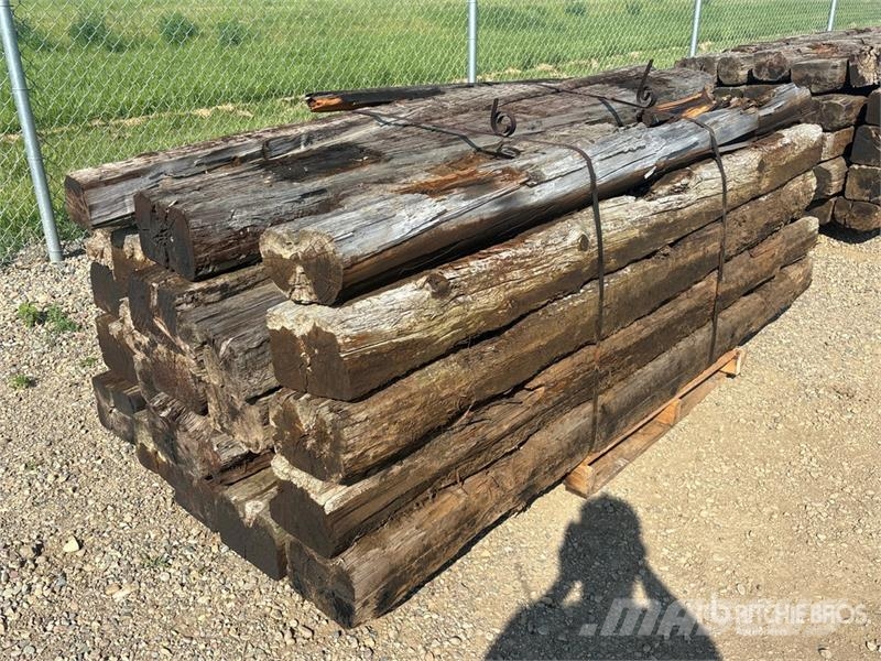 Qty of 25 Railroad ties Other trailers